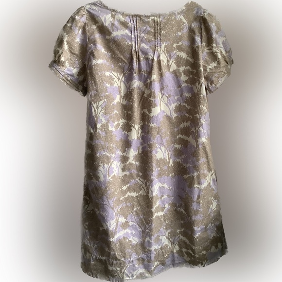 EUC vintage H&M mauve pastel scandi cotton shift dress - Picture 2 of 8